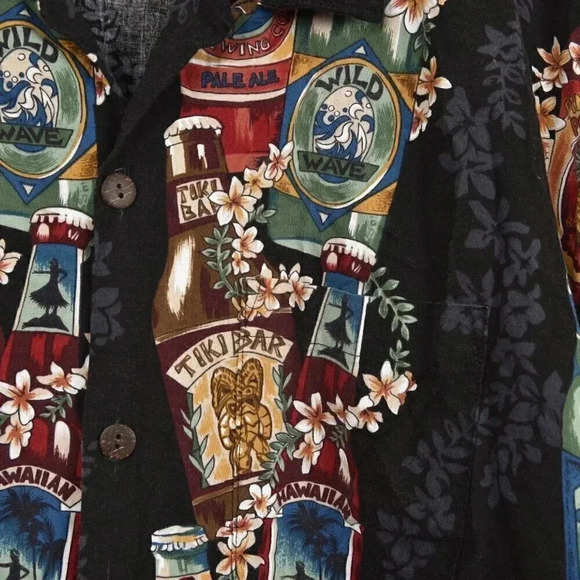 Toes on the Nose  Hawaiian Shirt Beers Tropical Aloha Size XL - Picture 2 of 10